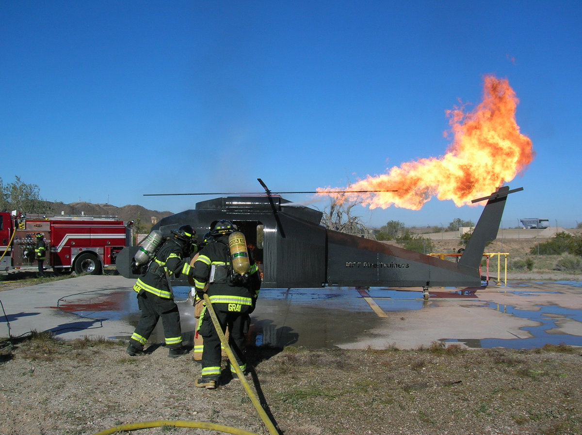 Helicopter Fire Training